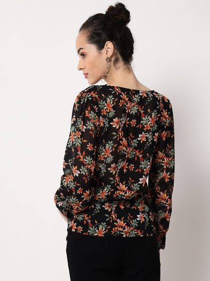 Trend Arrest Women's Floral Printed Top