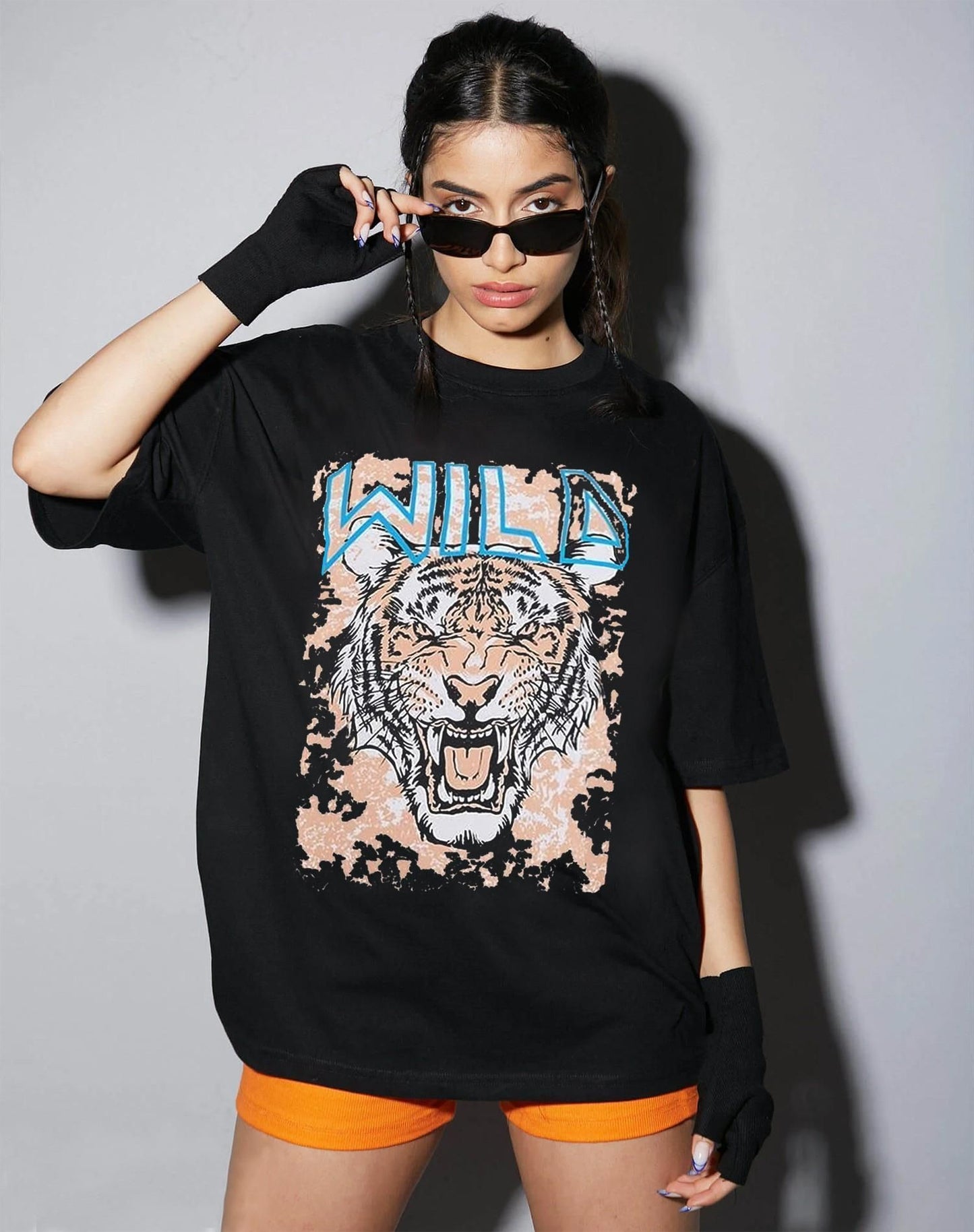 Women's Printed Loose Fit T-shirt