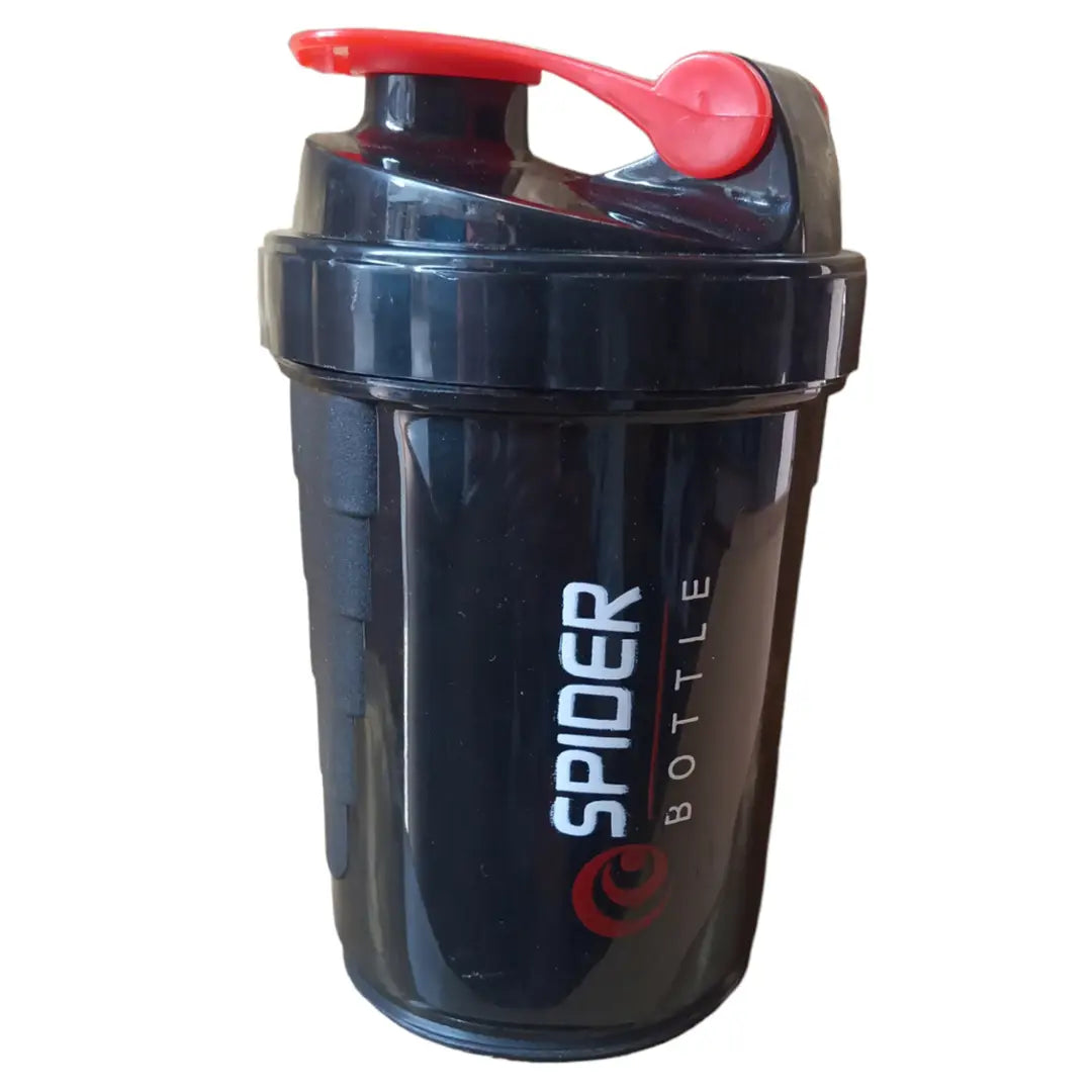 Stylish Spider Gym Shaker Bottle For Protein, Glucose 500ml (Red,1Pcs)