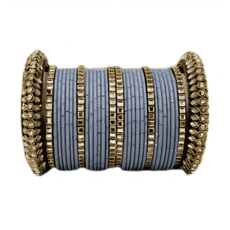 Oxidised Bangles set