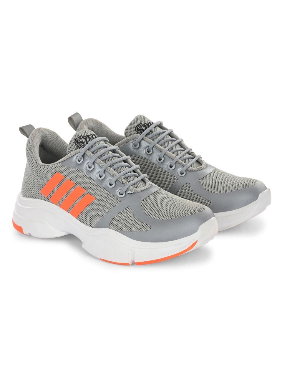 Bucik Men's Grey Synthetic Leather Lace-Up Sport Shoe