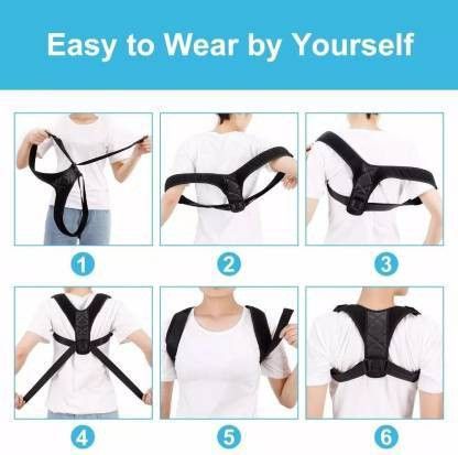 Posture Corrector Back Brace for Men and Women (Upper spine support)