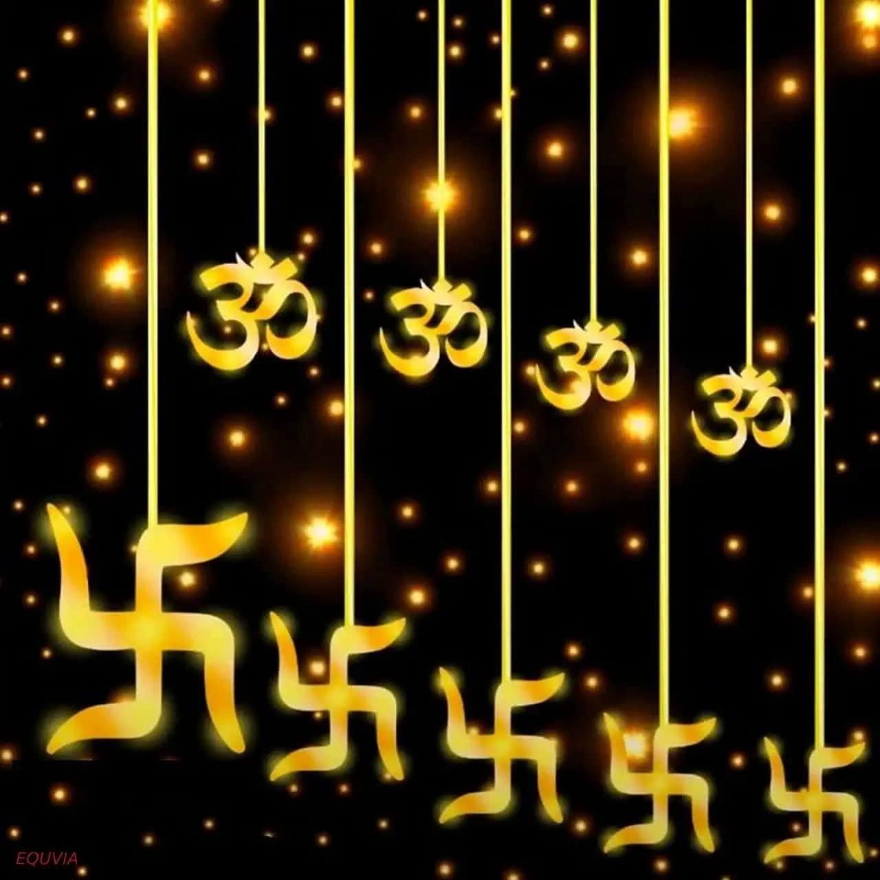 6 Swastik 6 Om Window Curtain Lights