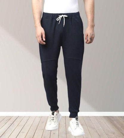 Rigo Terry Solid Regular Fit Mens Sport Joggers