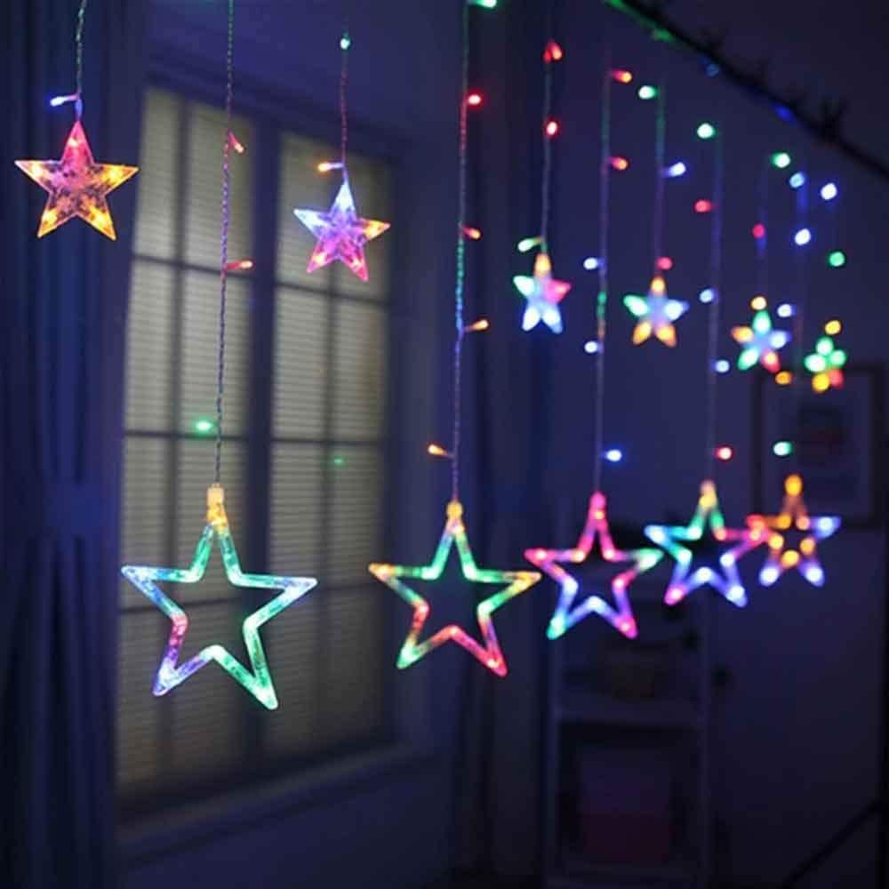 12 Star Led Curtain Light