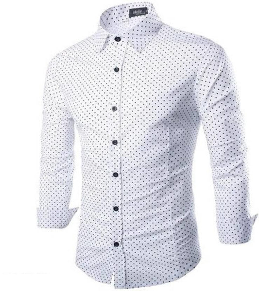 Cotton Printed Full Sleeves Slim Fit Casual Shirt