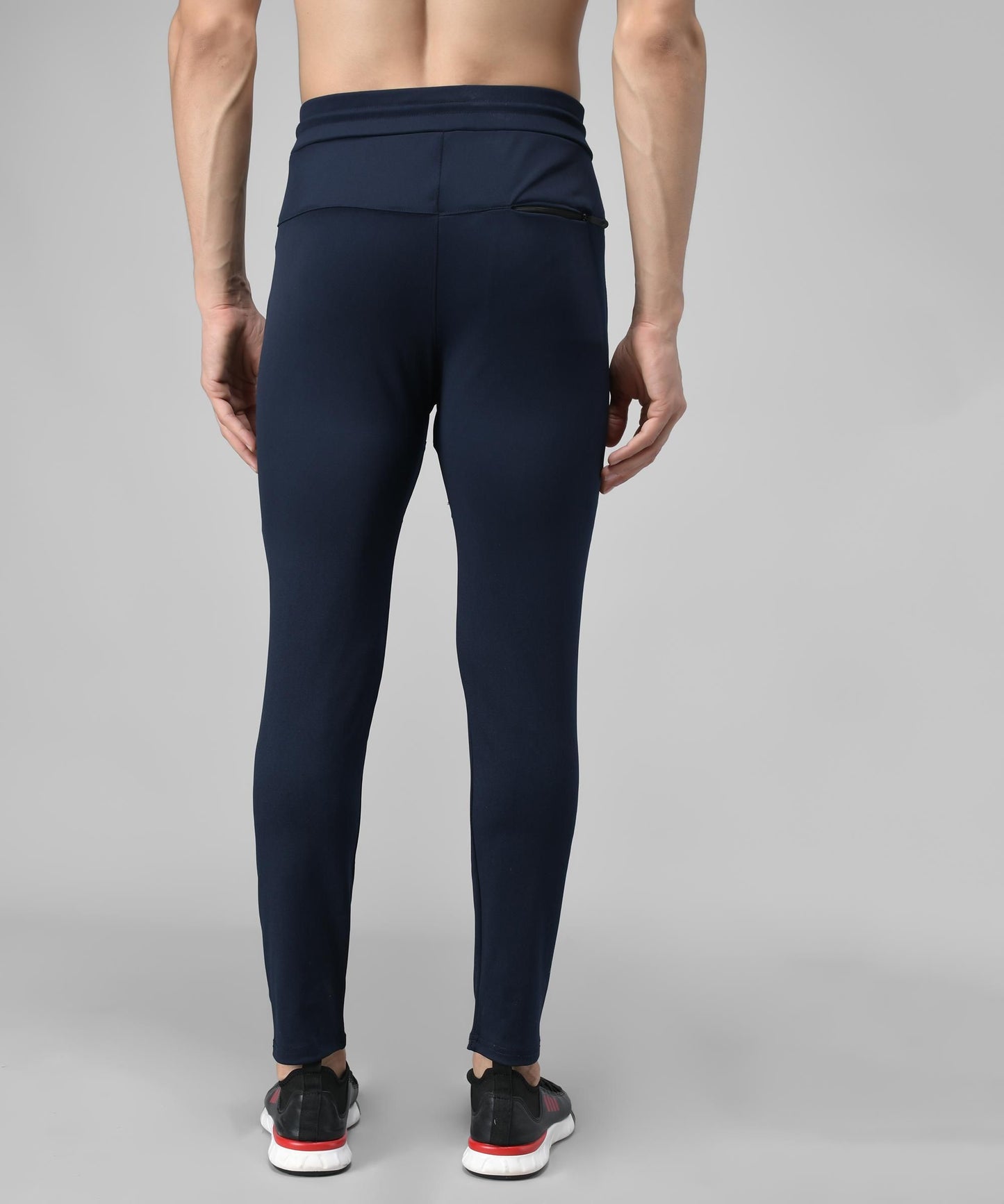 Lycra Solid Slim Fit Mens Track Pant