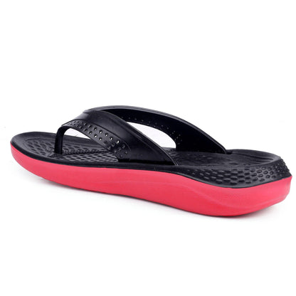 Richale Stylist Black Slipper For Men