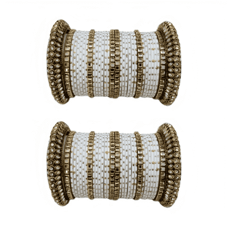 Set of 2 Traditional Partywear Oxidised Bangles Set