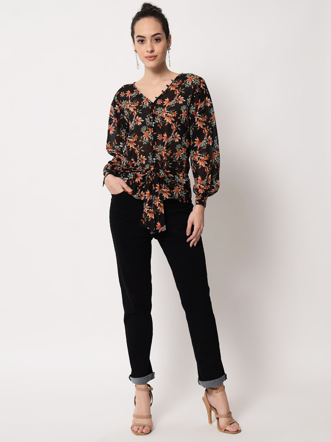 Trend Arrest Women's Floral Printed Top