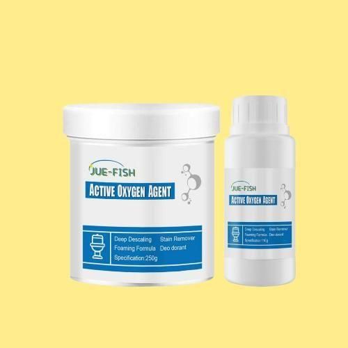 Check My Kart Toilet Active Oxygen Cleaning Agent | Cleaner Powder with super active cleaning liquid agent,| Effectively remove stubborn dirt from toilets, tubs etc ( Pack of 2)