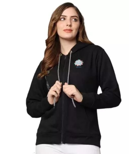 Women's and Girls Sweatshirt with With Zipper Hoodie