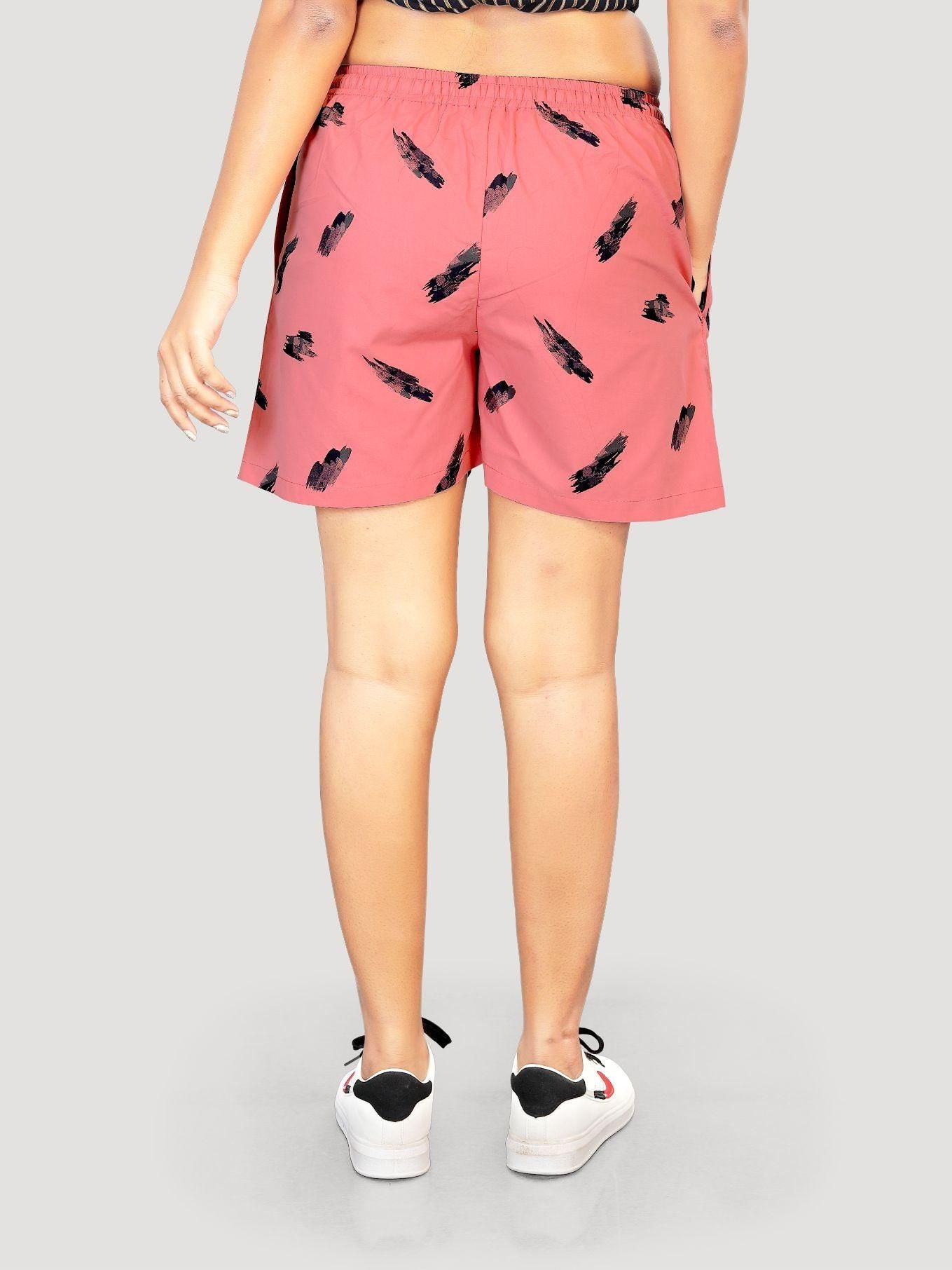 Women's Cotton Printed Shorts