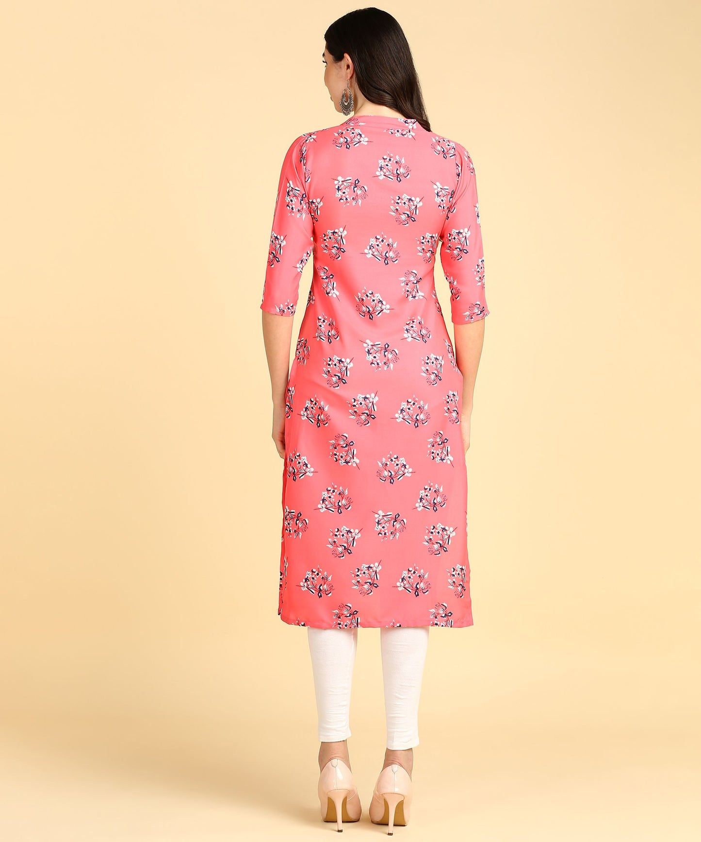 Beautiful Printed Casual Creap Kurtis