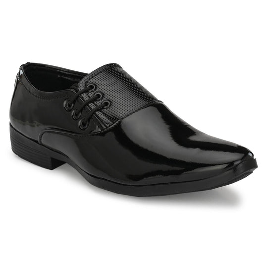 Black Leather Formal Shoes for Men