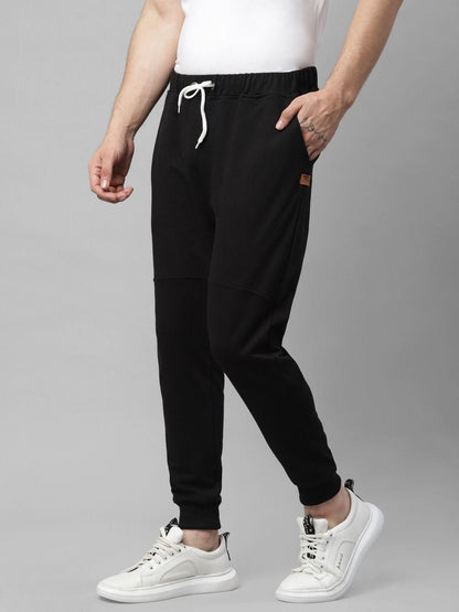 Rigo Terry Solid Regular Fit Mens Sport Joggers