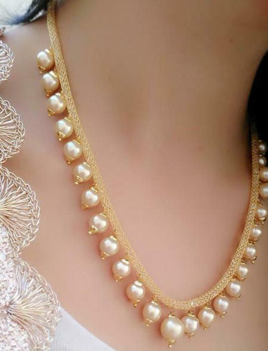 Fantastic Stone & Pearls Choker Set