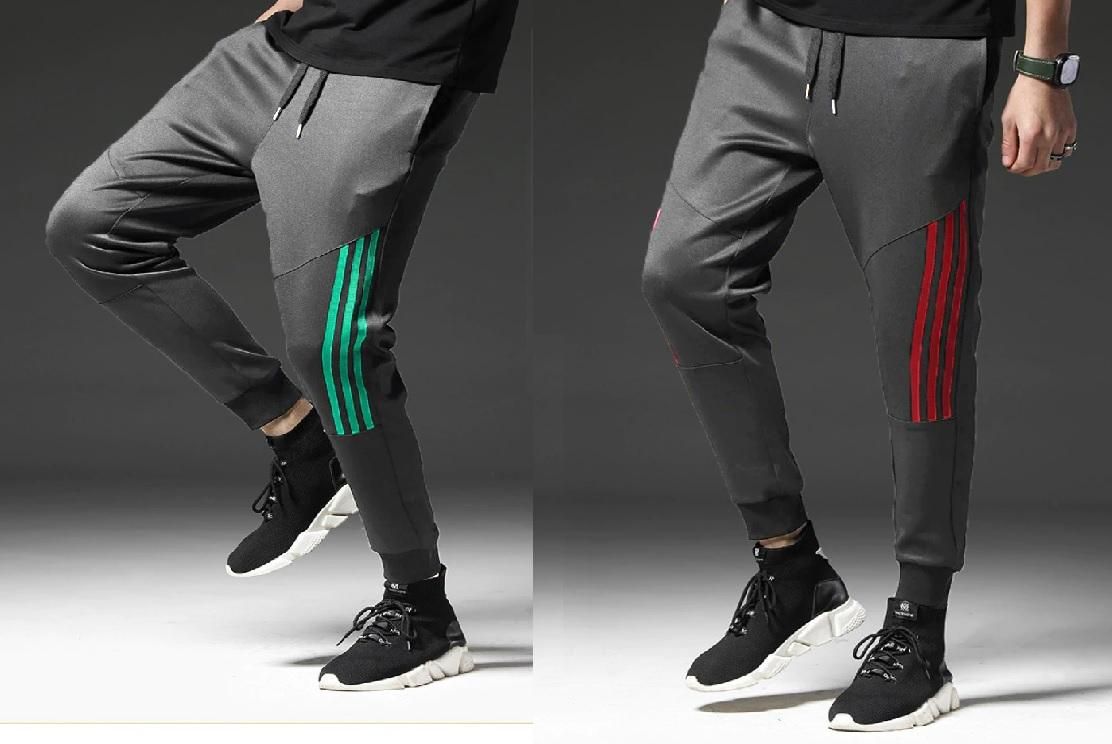 Poly-knit Side Stripes Slim Fit Track Pants Buy 1 Get 1 Free