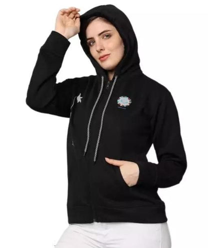 Women's and Girls Sweatshirt with With Zipper Hoodie