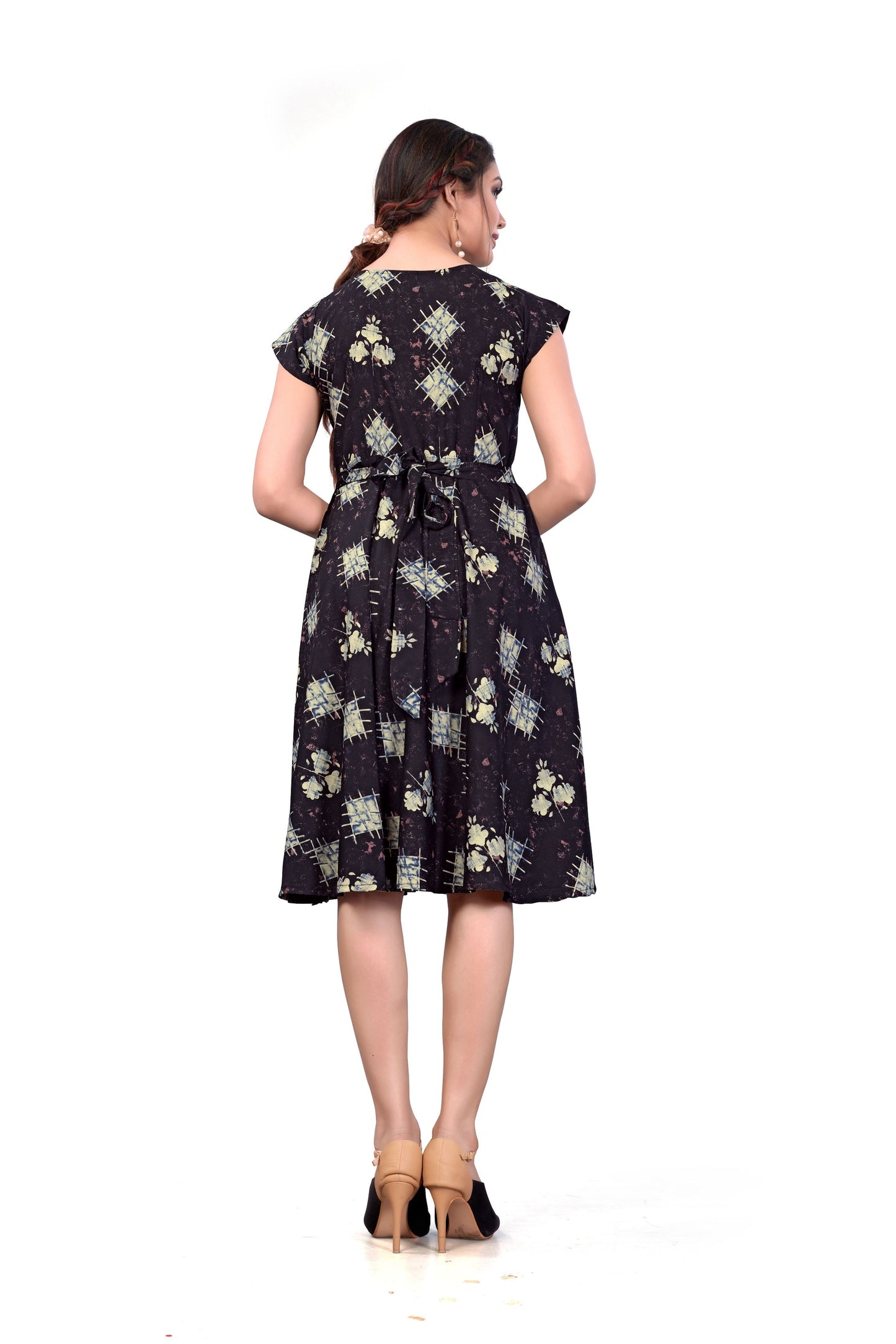 Luxurious Printed American Crepe Kurti