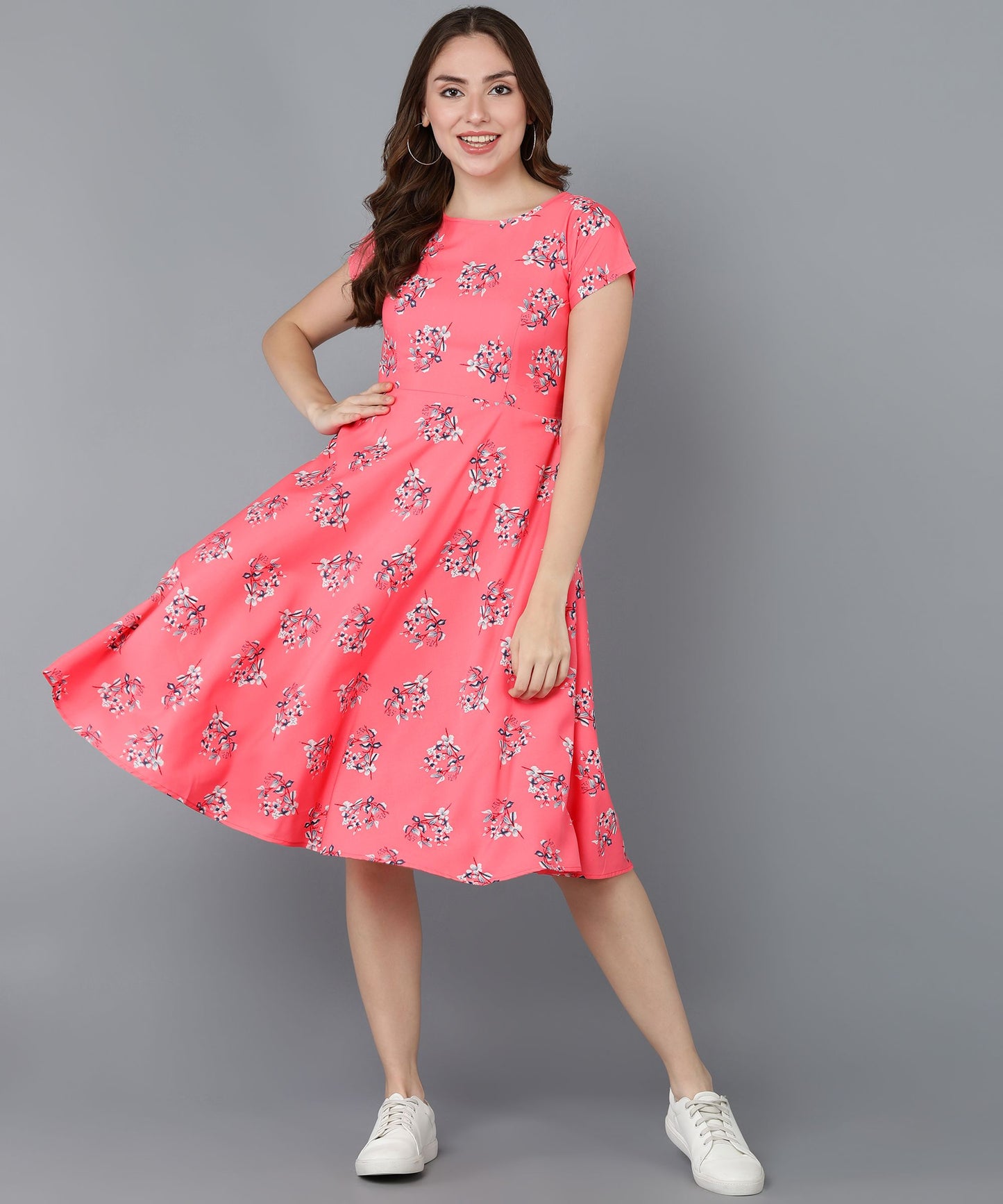 Premium Printed American Crepe Kurti