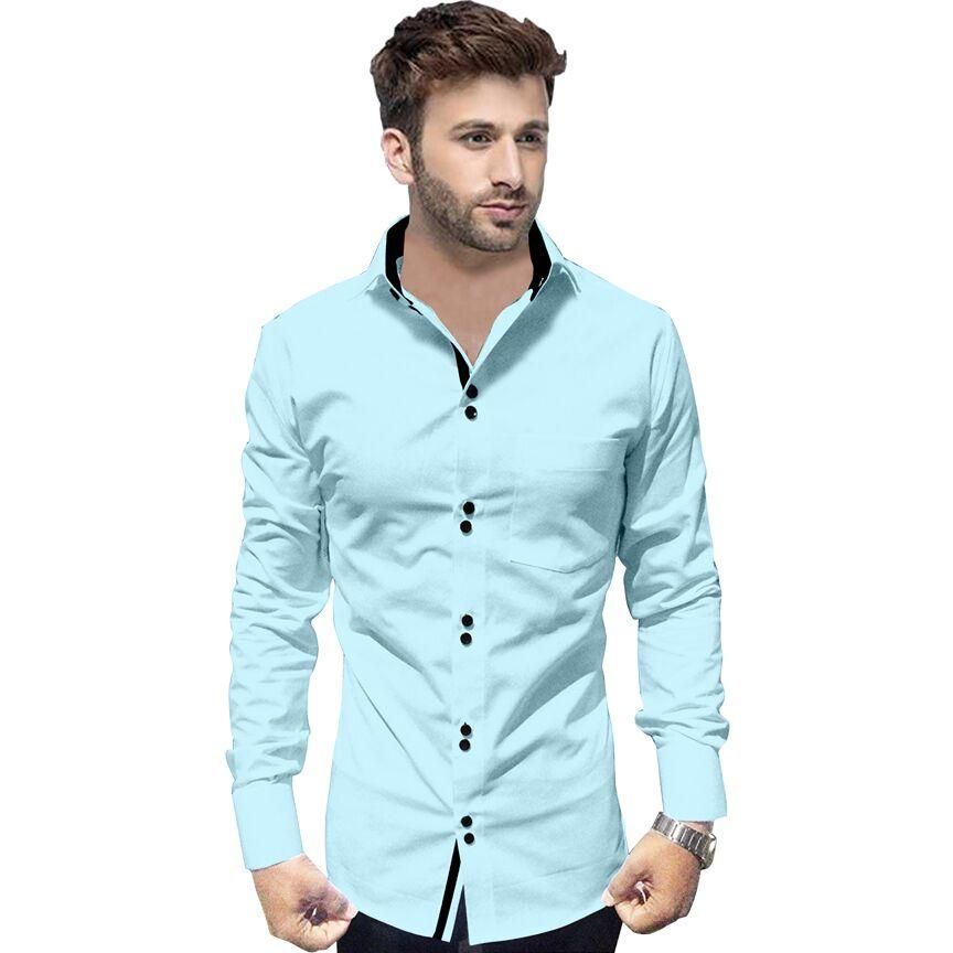 Cotton Solid Slim Fit Shirt